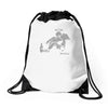 banksy fallen angel Drawstring Bags