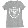 al davis rip Ladies Fitted T-Shirt