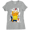 paint it, green Ladies Fitted T-Shirt