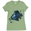anyone out there Ladies Fitted T-Shirt