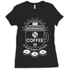 coffee &amp; contemplation Ladies Fitted T-Shirt