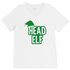 christmas head elf V-Neck Tee