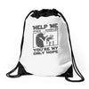 help me stack overflow youre myo nly hope Drawstring Bags