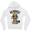 40 aaaounces Zipper Hoodie