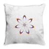 rainbow flower Throw Pillow