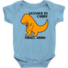 licensed to carry small arms Baby Bodysuit
