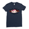 August Peeking Out Asian Baby Girl Ladies Fitted T-Shirt