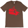 Canada Continent Roots T-Shirt