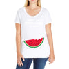 Don't Eat Watermelon Seeds Ladies Curvy T-Shirt
