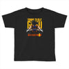 training to beat saiyan or at least warrior anime gym workout lifting Toddler T-shirt