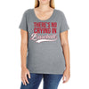 there's no crying in baseball Ladies Curvy T-Shirt