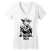my yoda shirt, this is Women's V-Neck T-Shirt