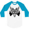 bat ornate 3/4 Sleeve Shirt