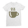 coffee (2) Ladies Fitted T-Shirt