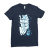 lonely astronaut Ladies Fitted T-Shirt