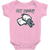 mickey mouse gangster get money Baby Onesie