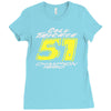 cole trickle 51 Ladies Fitted T-Shirt