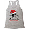 skull christmas Racerback Tank
