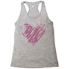 valentines day hearts Racerback Tank