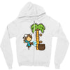 part time job   coconut farm Zipper Hoodie