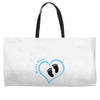 Custom baby boy name maternity design Weekender Totes