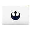 rebel logo with space pattern Accessory Pouches