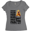 super saiyan quitting is not Women's Triblend Scoop T-shirt