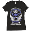 I Own It Forever The Title Police Officer Ladies Fitted T-Shirt