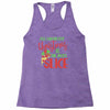 pizza christmas humor Racerback Tank
