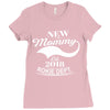 New Mommy 2018 Rokie Dept. Ladies Fitted T-Shirt