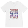 my mom is in heaven forever V-Neck Tee