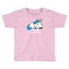 sad unicorn Toddler T-shirt