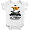 I Am Pizza Actually In A Very Commited Relationship Baby Onesie