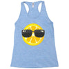 Lemon with Glasses Racerback Tank