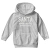 santa doesn't believe in you either Youth Hoodie