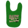 happy when duck hunting Baby Bibs