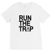 run the trap mens trap music t shirt dope swag hipster flosstradamus t V-Neck Tee