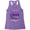 i love someone with pancreatic cancer to the moon &amp; back to infinity Racerback Tank
