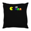 funny zombie Throw Pillow