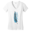 Whale Women's V-Neck T-Shirt