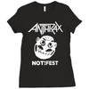 anthrax Ladies Fitted T-Shirt