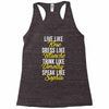 be golden Racerback Tank