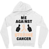Me Against Uterine Cancer Zipper Hoodie
