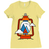 camping Ladies Fitted T-Shirt