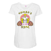 homer's gym Maternity Scoop Neck T-shirt