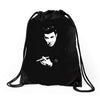 van zandt silvio sopranos Drawstring Bags