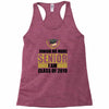 i'm a senior. Racerback Tank