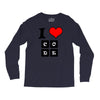 i love code Long Sleeve Shirts