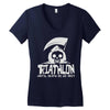 triathlon until death separate Women's V-Neck T-Shirt