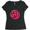 flower Women's Triblend Scoop T-shirt